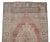 Textile Distressed Turkish Rug Hand Knotted Vintage Low Pile Muted Color Anatolian Area Rug - 3′9″ × 6′8″ For Sale - Image 7 of 10