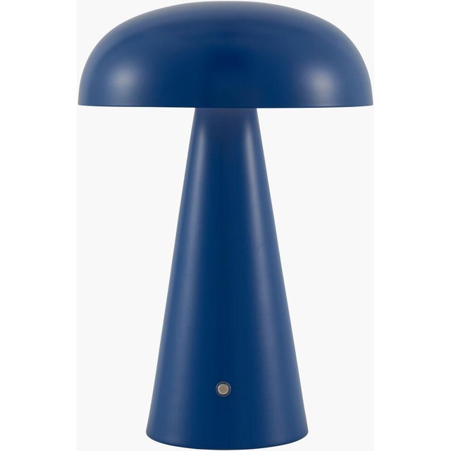 Contemporary Umbra Accent Table Lamp Navy Blue For Sale - Image 3 of 3