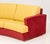 Textile Rolf Benz Curved Two-Tone Suede and Leather Upholstered Sofa For Sale - Image 7 of 9