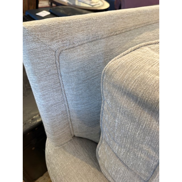Bench Crafted Bespoke Twill Sofa, Heathered Taupe For Sale - Image 9 of 12