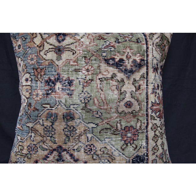 Textile Handmade Multi Color Rug Pillow Cushion Cover -20'' X 20'' For Sale - Image 7 of 12