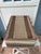 Red Vintage Wicker and Vinyl Rattan Picnic Basket Red Green and White Picnic Basket Suitcase For Sale - Image 8 of 12