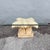 Boho Chic Boho Chic Faux Bamboo Banana Leaf Glass Top Coffee Table For Sale - Image 3 of 10