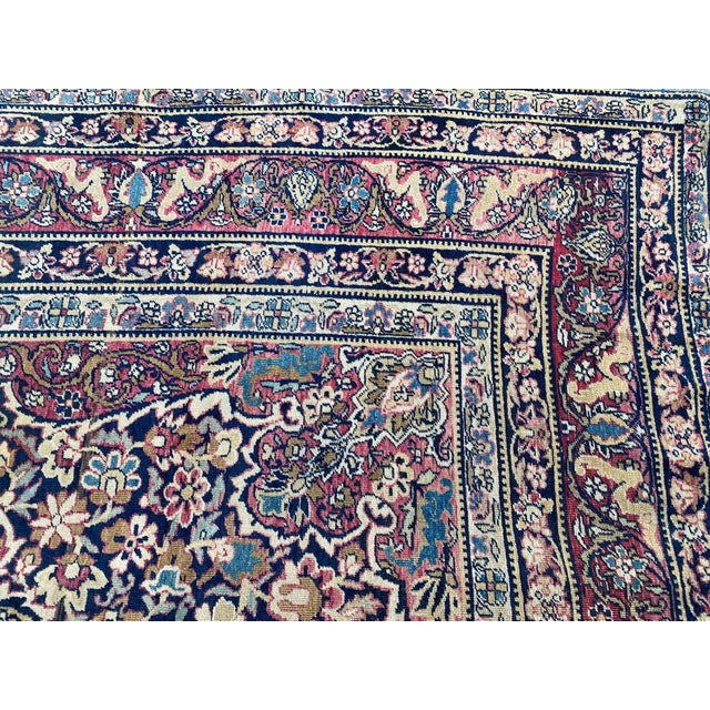 Antique Kirman Rug, 1890s For Sale - Image 6 of 17