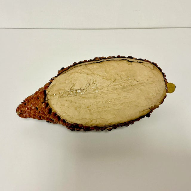 1950s Arts & Crafts Boho Chic Pine Cone/Paper Mache’ Duck Decoy For Sale - Image 15 of 16