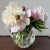 This gorgeous classic large 9" crystal pitcher is wonderful to use or fill with flowers. Made in USA by Heisey. 9" x 7" x...