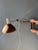 Vintage Swivel Arm Wall Lamp with Brown Shade from Dijkstra For Sale - Image 3 of 13