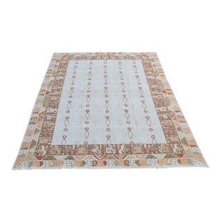 Decorative Handwoven Sumak Wool Rug For Sale