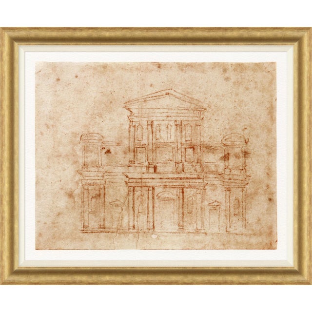 Traditional Tratteggiare Casa Framed Art Print by David Phoenix For Sale - Image 3 of 3