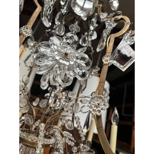 Vestry Crystal Chandelier For Sale - Image 9 of 11