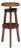 French 19th Century Solid Walnut Tripod Pedestal Stand, Circa 1890 For Sale