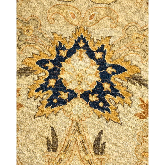 Traditional Eclectic, One-of-a-Kind Hand-Knotted Area Rug in Ivory, 9' 1" x 12' 0" For Sale - Image 3 of 8