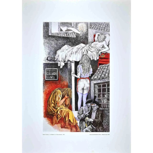Allegories: the Morning Visit is an original Contemporary artwork realized after the Italian artist Renato Guttuso...
