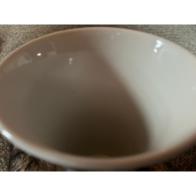 White Versace Porcelain Vase For Sale - Image 8 of 10