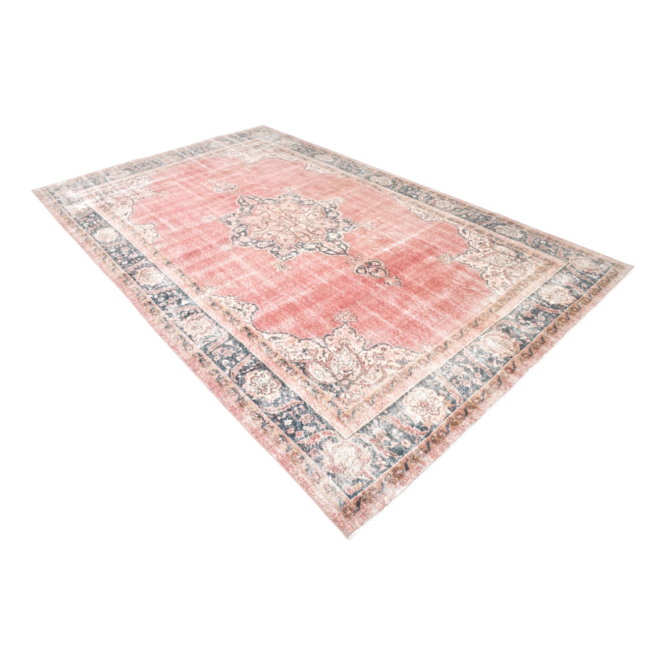 Vintage Muted Area Rug | Chairish