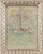 Sirio Pellegrini, Boat Drawing, 1975, Oil Pastel on Paper, Framed For Sale