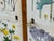 Wood Swedish Modern, Nordens Flora Cabinet, Birch, Floral Lithographs, Sweden, 1940s For Sale - Image 7 of 13