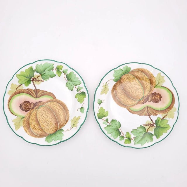 Ceramic Pair of Dessert Plates, Germany Circa 1860 For Sale - Image 7 of 9