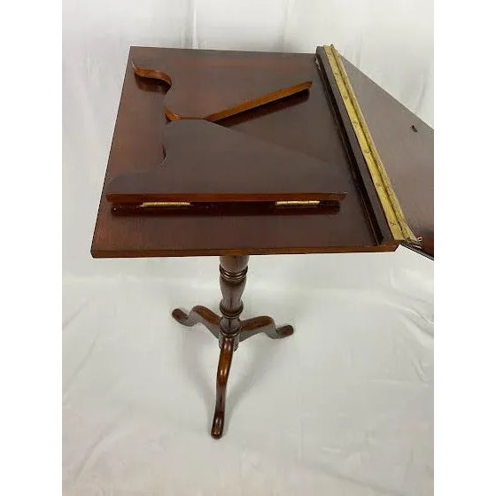 Mid 19th Century The Academic's Alibi: Vintage Folding Mahogany-Stained Scholar's Lectern For Sale - Image 5 of 9