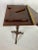 Mid 19th Century The Academic's Alibi: Vintage Folding Mahogany-Stained Scholar's Lectern For Sale - Image 5 of 9