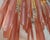 Mid-Century Murano Oval Pink Art Glass and Brass Chandelier For Sale - Image 6 of 8