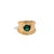 Majestic Emerald Gold Statement Ring, Size 8 For Sale - Image 9 of 10
