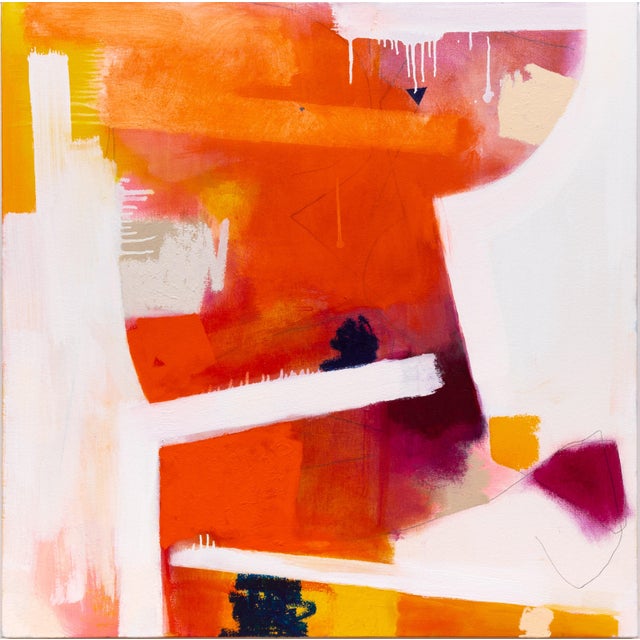 2020s Contemporary Abstract Oil and Graphite on Canvas "Masthead" by Xanda McCagg For Sale - Image 5 of 5