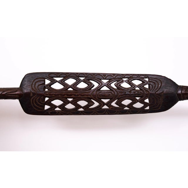 Tribal Art Hardwood Spear, New Guinea, 1950s For Sale - Image 7 of 8