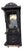 Grand 19th-Century Gothic Revival Matte Onyx Gilt Oak Hall Tree. Quantity 1 For Sale