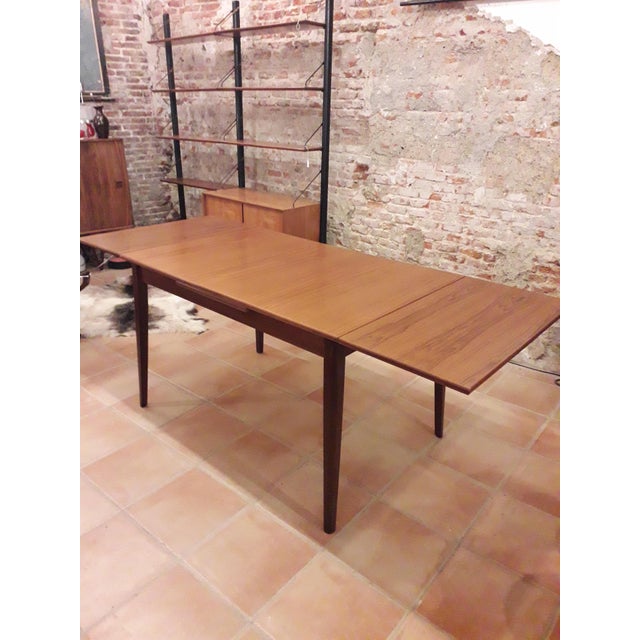 Mid-Century Modern Teak Dining Table, 1960s For Sale - Image 3 of 4