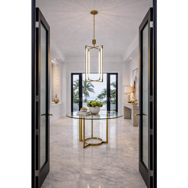 A striking modern LED pendant designed by Sean Lavin for Visual Comfort, part of the acclaimed Kenway Collection. Defined...