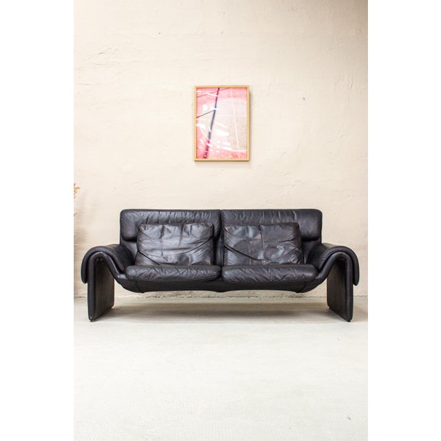 Vintage 2011 Sofa Two-Seater Couch in Leather from, de Sede, 1983 For Sale - Image 16 of 16