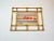 Wood Italian Rattan & Bamboo Rectangular Wall Mirror, 1960s For Sale - Image 7 of 10