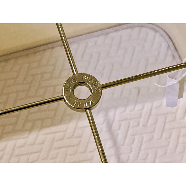 New Tailor Made Square Lampshade With Decorative Trim For Sale In New York - Image 6 of 9