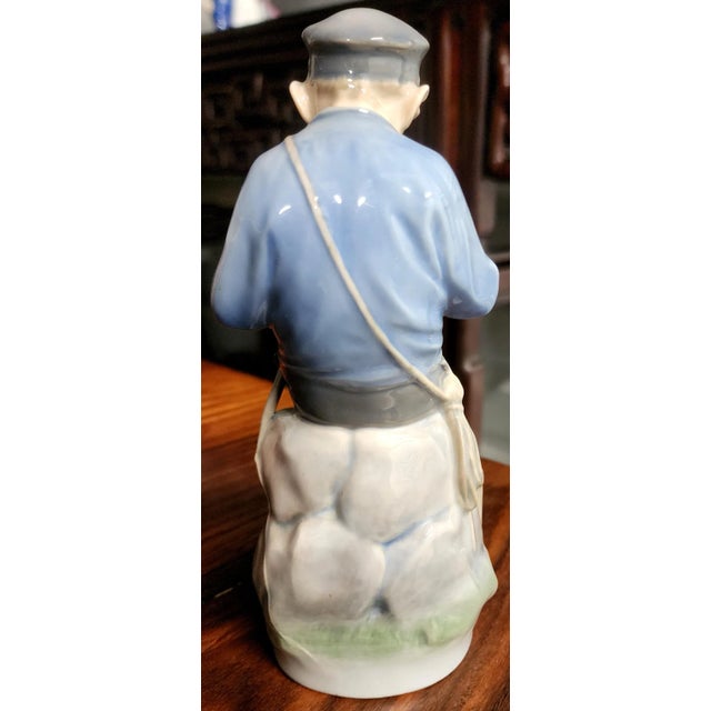 Royal Copenhagan Royal Copenhagen Danish Hand-Painted Fine Porcelain Figurine For Sale - Image 4 of 13