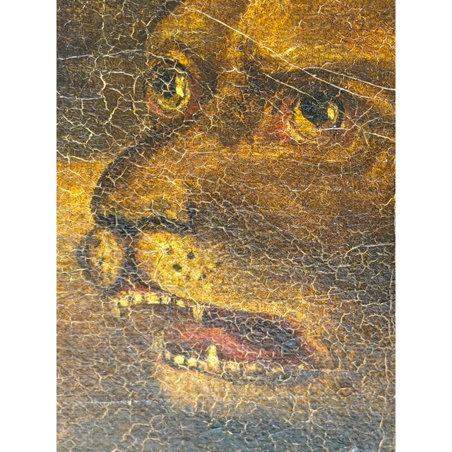 19th Century Biblical Mythology Oil Painting Daniel in the Lions' Den Attributed to Isaac Findler, Signed & Dated 1881 For Sale - Image 11 of 18