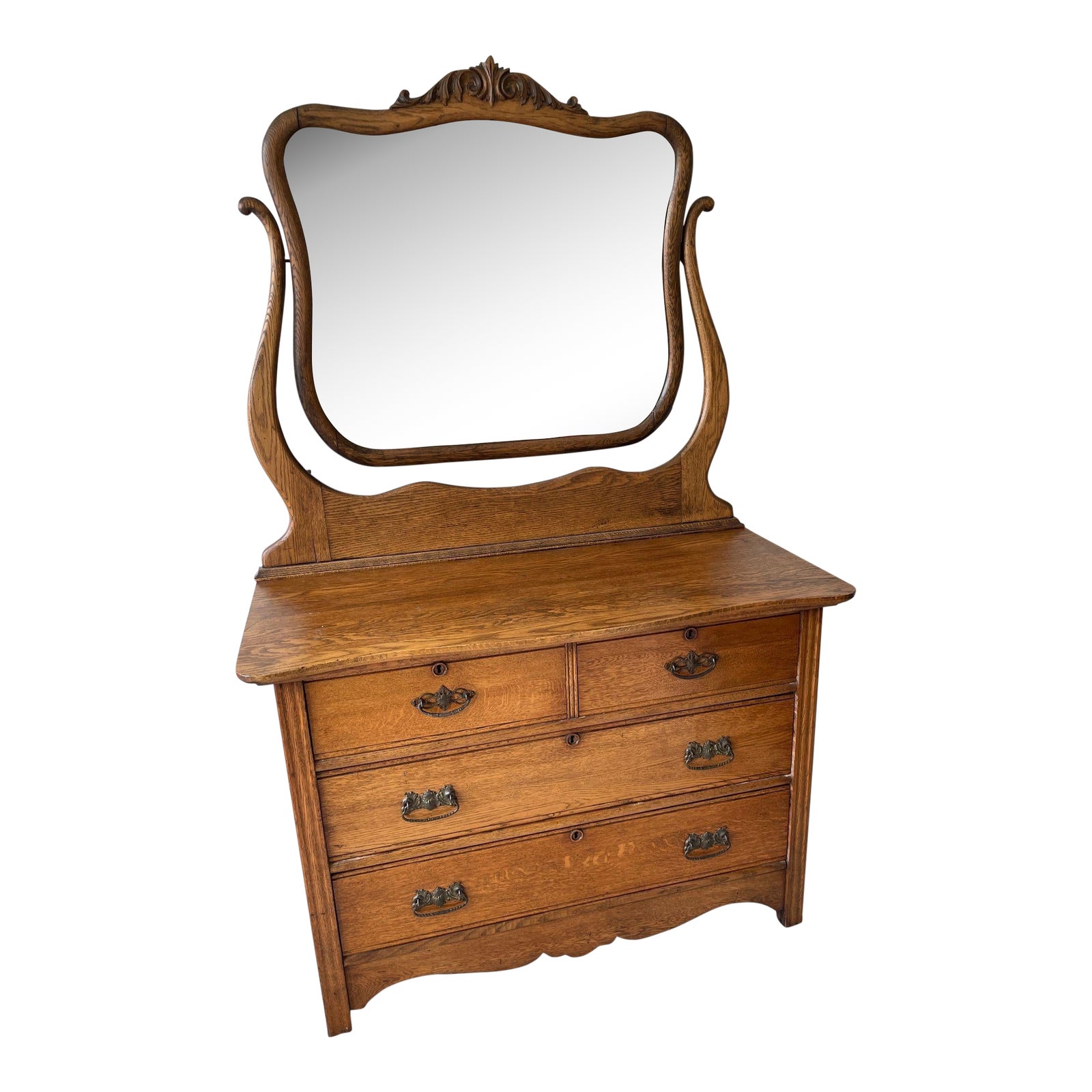 Vintage Dresser With Mirror Chairish