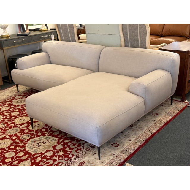 2020s Article Abisko Sectional, Quartz White For Sale - Image 5 of 12