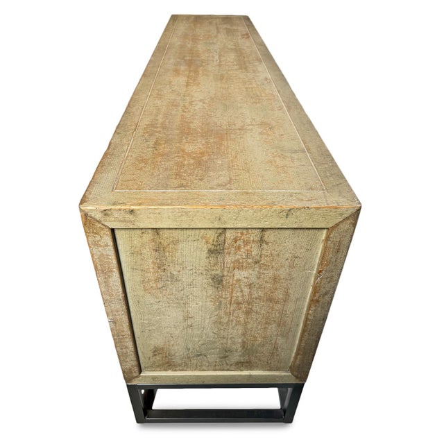 Wood Salvaged Wood Moorish Roma Sideboard Credenza For Sale - Image 7 of 8