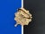 Mid Century Brass Faux Bois Wreath Door Knocker For Sale - Image 12 of 18