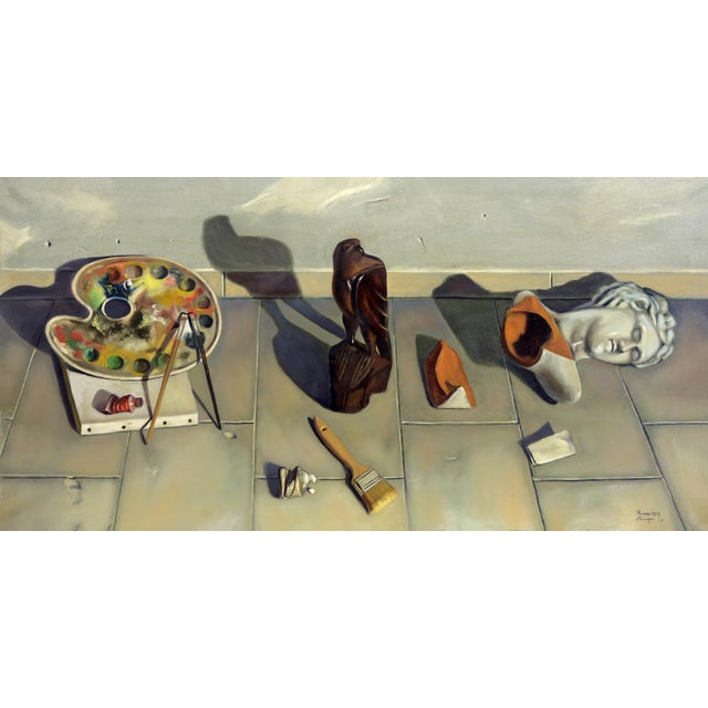 Maximilian Ciccone, Composition, 2000s, Oil on Canvas For Sale - Image 10 of 10
