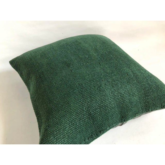 Boho Chic Vintage Tribal Turkish Vintage Handmade Pillow For Sale - Image 3 of 6