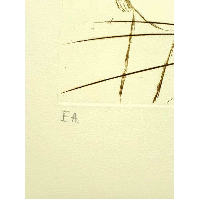 Modern Salvador Dali, Pierre Curie, 1970, Engraving For Sale - Image 3 of 8