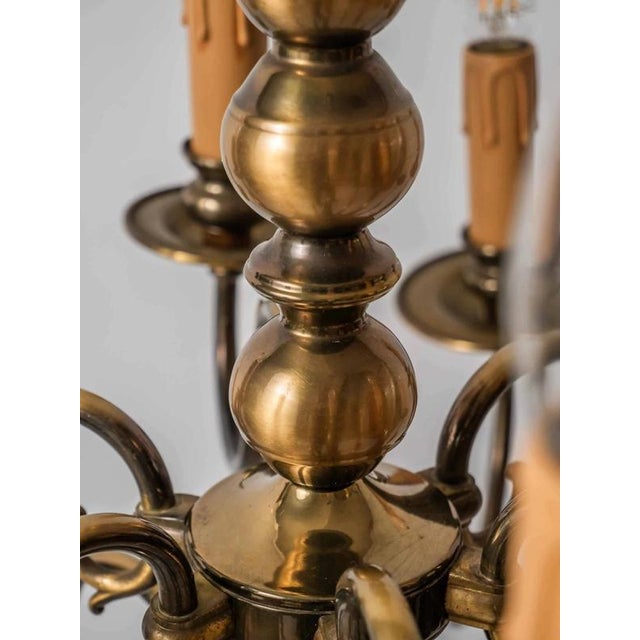 Antique 2-Tier Chandelier with Fish For Sale - Image 14 of 16