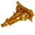 Rococo Mid-Century Italian Hollywood Regency Giltwood Wall Bracket For Sale - Image 3 of 7