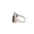 Red Toi Et Moi Red Garnet Two Stone Ring for Women Set in 925 Silver - Size 7 For Sale - Image 8 of 12
