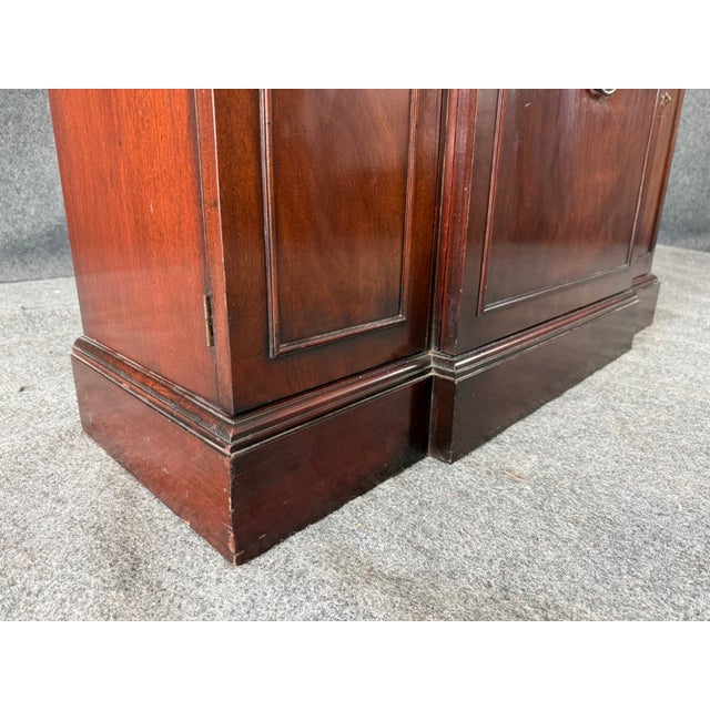 Brown Vintage Mahogany Bookcase/China Cabinet For Sale - Image 8 of 13