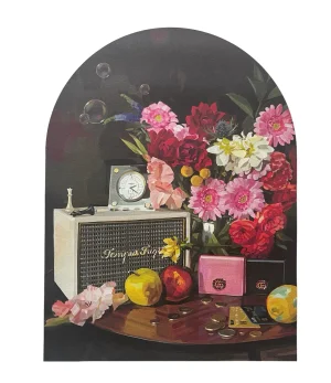 Authentic Gucci Lithograph Framed
