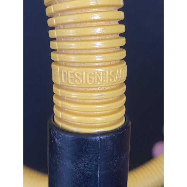 Vintage Pop Yellow Hebi Lamp by Isao Hosoe for Valenti, 1970s For Sale - Image 4 of 18