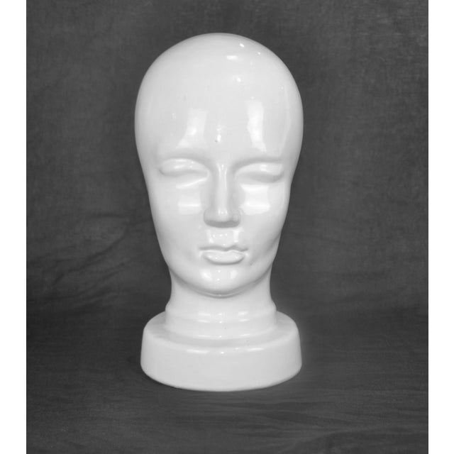 White German Ceramic Head, 1970s For Sale - Image 8 of 8